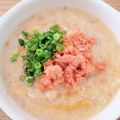ぷらむ♪'s cooksnap of when they made からだにやさしい。鮭と卵のオートミール粥.