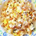 まん丸みかリン's cooksnap of when they made 高菜・鮭チャーハン.