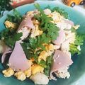 虹色♪︎ちゅーりっぷ's cooksnap of when they made 春菊サラダ。苦みがまた美味し。.