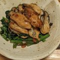 ヨルシ's cooksnap of when they made 牡蠣とほうれん草のバター醤油炒め.