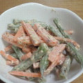 かんちゃん１２１０'s cooksnap of when they made お弁当の彩りに♥インゲンの和風マヨ和え.