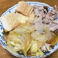 vabochan's cooksnap of when they made 京都のお味・厚揚げと豚肉の煮物（白菜も）.