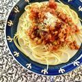 ふたごゆき's cooksnap of when they made ミートソースパスタ.