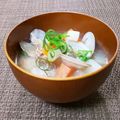 り～たん。's cooksnap of when they made あさりのお味噌汁(豚汁風).