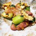 かなちん0807's cooksnap of when they made チンゲンサイたまごベーコン♩.