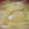 あゆたっくん's cooksnap of when they made 簡単５分☆大根とキャベツのお味噌汁.