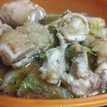 komiyazabu's cooksnap of when they made ルクエで簡単！鶏肉とキャベツの香味蒸し.