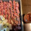 ちゅんマンマ's cooksnap of when they made 簡単◎辛味噌と豚かしらの東松山風やきとり.