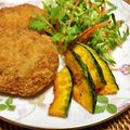 お料理ニャロメ's cooksnap of when they made 野菜素揚げをメインディッシュに盛り付ける.