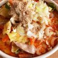 土日は頑張る！'s cooksnap of when they made 超速！休日お昼もこわくない！！豆乳担々麺.