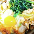 コロタイママ's cooksnap of when they made ヘルシー簡単　牡蠣キムチ鍋焼きうどん.