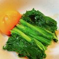 クックYMMUKC☆'s cooksnap of when they made とろ〜り卵醤油で♡ニラのおひたし.