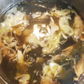 ちーゆづアーちゃん☆'s cooksnap of when they made わかめと舞茸のスープ.
