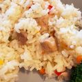 初めての育児生活's cooksnap of when they made 炊飯器で♪簡単！本格的バターチキンピラフ.