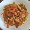 アルカママ's cooksnap of when they made 牛乳で喫茶店風！我が家のナポリタン♪.