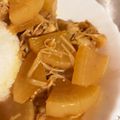 CHICHI☆PAY's cooksnap of when they made 簡単！鶏手羽元と大根の和風カレー煮込み.
