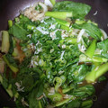 モコ０８０５'s cooksnap of when they made 小松菜としらすの和風スパゲッティ.