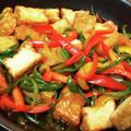 テトラ☆ポット's cooksnap of when they made 厚揚げとパプリカの甘辛炒め.