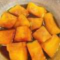 ♡ぽちすけ♡'s cooksnap of when they made フライパンで簡単！南瓜の煮物.