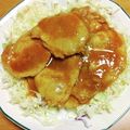 55才のおじさん's cooksnap of when they made 柔らかポークの生姜焼き.