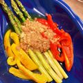 たらぴとりん's cooksnap of when they made アスパラのソテー★アンチョビバターソース.