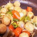 あっくん５９'s cooksnap of when they made 冷凍肉団子の甘酢あん炒め～酢豚風～.