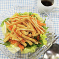 在宅勤務のおじさん's cooksnap of when they made お揚げと水菜のサラダ。.