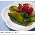 カエルのぬいぐるみ's cooksnap of when they made 簡単おいしい☆お酢を使ったきゅうりの漬物.