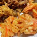Sa〜ちゃん's cooksnap of when they made にんじんだけ！　黄金のかき揚げ.