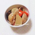 まあまま☆0403's cooksnap of when they made 鶏もも肉と大根・干し椎茸の炒め煮~餡掛け.