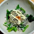 ピョンちゃん★'s cooksnap of when they made ほうれん草とカリカリじゃこのお浸しマヨ.