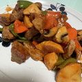 めろ♩'s cooksnap of when they made 揚げない♪簡単酢豚♪揚げなくても満足♪.