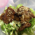 こた梅's cooksnap of when they made 簡単☆あまった唐揚げのリメイクサラダ.