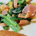 mary_39's cooksnap of when they made レンジで♡小松菜とコーンのごまマヨサラダ.
