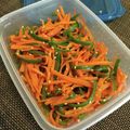 かなぽん☆☆'s cooksnap of when they made 簡単10分♪人参とピーマンのきんぴら.