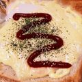 kisberry's cooksnap of when they made 時短ワザ♫目玉焼きトースト マヨチーズ.