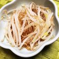 毎日みそ汁's cooksnap of when they made 葛きりとモヤシのすりごまポン酢和え.