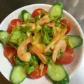 のえもゆ's cooksnap of when they made エビと野菜の香味サラダ.