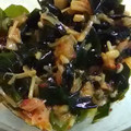 aizu_po's cooksnap of when they made なめ茸とわかめとキムチ和え.