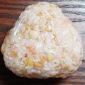 まやしゅうまま's cooksnap of when they made 明太子＆揚げ玉おにぎり（明太子天むす風）.