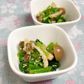 ゆづキッチン's cooksnap of when they made ホウレン草とシメジの胡麻和え.