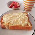 ☆はなちゃん☆☆'s cooksnap of when they made あとのせ卵トースト♪.