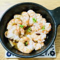 ボブナナ's cooksnap of when they made エビとマッシュルームのアヒージョ.