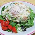 まる゜'s cooksnap of when they made 温玉のせポテトサラダ♡.