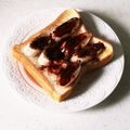 nana_tenjo's cooksnap of when they made 無限に食べられる◆ミロバナナトースト◆.