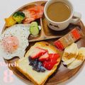 choco831's cooksnap of when they made 苺&クリームチーズ小倉トースト.
