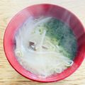 ボブナナ's cooksnap of when they made もやしと水菜✿簡単味噌汁.