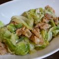 綺ママ's cooksnap of when they made 豚とレタスのオイマヨ炒め♪.