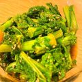 風花。。's cooksnap of when they made 菜の花のごま和え☆子供もパクパク.