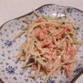 きらり流れ星's cooksnap of when they made かみかみごぼうサラダ.